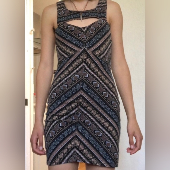 Free People Sleeveless Dress Sz Large Boho - Picture 12 of 13